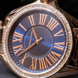 Buy Shop Michael Kors Kacie Three Hand Black Dial Rose Gold Steel Strap Watch for Women - MK6930 USA Online