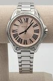 Buy Shop Michael Kors Kacie Three Hand Pink Dial Silver Steel Strap Watch for Women - MK6929 USA Online