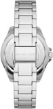 Buy Shop Michael Kors Kacie Three Hand Pink Dial Silver Steel Strap Watch for Women - MK6929 USA Online