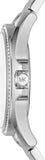 Buy Shop Michael Kors Kacie Three Hand Pink Dial Silver Steel Strap Watch for Women - MK6929 USA Online