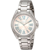 Buy Shop Michael Kors Kacie Three Hand Pink Dial Silver Steel Strap Watch for Women - MK6929 USA Online