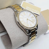 Buy Shop Michael Kors Kacie Three Hand Silver Dial Two Tone Steel Strap Watch for Women - MK6931 USA Online
