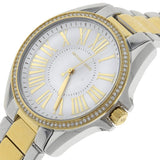 Buy Shop Michael Kors Kacie Three Hand Silver Dial Two Tone Steel Strap Watch for Women - MK6931 USA Online