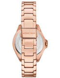Buy Shop Michael Kors Kacie Three-Hand White Dial Rose Gold Steel Strap Watch for Women - MK4853 USA Online