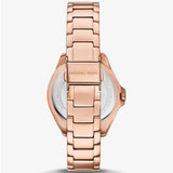 Buy Shop Michael Kors Kacie Three-Hand White Dial Rose Gold Steel Strap Watch for Women - MK4853 USA Online