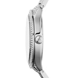 Buy Shop Michael Kors Kerry Crystal Pave Silver Dial Silver Steel Strap Watch For Women - MK3359 USA Online