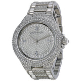 Buy Shop Michael Kors Kerry Crystal Pave Silver Dial Silver Steel Strap Watch For Women - MK3359 USA Online