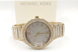 Buy Shop Michael Kors Kerry Crystals Gold Dial Gold Steel Strap Watch For Women - MK3360 USA Online