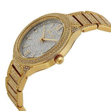 Buy Shop Michael Kors Kerry Crystals Gold Dial Gold Steel Strap Watch For Women - MK3360 USA Online