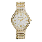 Buy Shop Michael Kors Kerry Crystals Gold Dial Gold Steel Strap Watch For Women - MK3360 USA Online