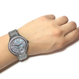 Buy Shop Michael Kors Kerry Gunmetal Dial Steel Strap Watch for Women - MK3410 USA Online