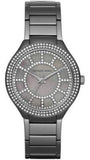 Buy Shop Michael Kors Kerry Gunmetal Dial Steel Strap Watch for Women - MK3410 USA Online