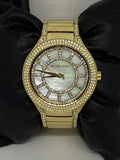Buy Shop Michael Kors Kerry Mother of Pearl Dial Gold Steel Strap Watch for Women - MK3312 USA Online