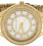 Buy Shop Michael Kors Kerry Mother of Pearl Dial Gold Steel Strap Watch for Women - MK3312 USA Online