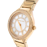 Buy Shop Michael Kors Kerry Mother of Pearl Dial Gold Steel Strap Watch for Women - MK3312 USA Online
