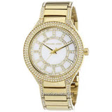 Buy Shop Michael Kors Kerry Mother of Pearl Dial Gold Steel Strap Watch for Women - MK3312 USA Online