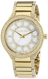 Buy Shop Michael Kors Kerry Mother of Pearl Dial Gold Steel Strap Watch for Women - MK3312 USA Online