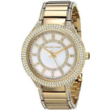 Buy Shop Michael Kors Kerry Mother of Pearl Dial Gold Steel Strap Watch for Women - MK3312 USA Online