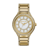 Buy Shop Michael Kors Kerry Mother of Pearl Dial Gold Steel Strap Watch for Women - MK3312 USA Online