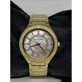 Buy Shop Michael Kors Kerry Mother of Pearl Dial Gold Steel Strap Watch for Women - MK3396 USA Online
