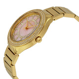 Buy Shop Michael Kors Kerry Mother of Pearl Dial Gold Steel Strap Watch for Women - MK3396 USA Online