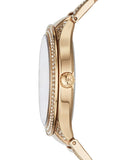 Buy Shop Michael Kors Kerry Mother of Pearl Dial Gold Steel Strap Watch for Women - MK3481 USA Online