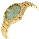 Buy Shop Michael Kors Kerry Mother of Pearl Dial Gold Steel Strap Watch for Women - MK3481 USA Online