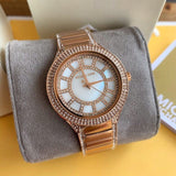 Buy Shop Michael Kors Kerry Mother of Pearl Dial Rose Gold Steel Strap Watch for Women - MK3313 USA Online