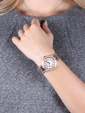 Buy Shop Michael Kors Kerry Mother of Pearl Dial Rose Gold Steel Strap Watch for Women - MK3313 USA Online