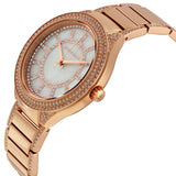 Buy Shop Michael Kors Kerry Mother of Pearl Dial Rose Gold Steel Strap Watch for Women - MK3313 USA Online