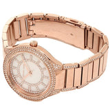 Buy Shop Michael Kors Kerry Mother of Pearl Dial Rose Gold Steel Strap Watch for Women - MK3313 USA Online