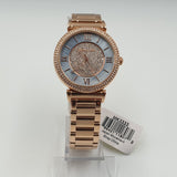 Buy Shop Michael Kors Kerry Mother of Pearl Dial Rose Gold Steel Strap Watch for Women - MK3333 USA Online