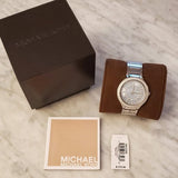 Buy Shop Michael Kors Kerry Mother of Pearl Dial Silver Stainless Steel Strap Watch for Women - MK3395 USA Online