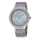 Buy Shop Michael Kors Kerry Mother of Pearl Dial Silver Stainless Steel Strap Watch for Women - MK3395 USA Online