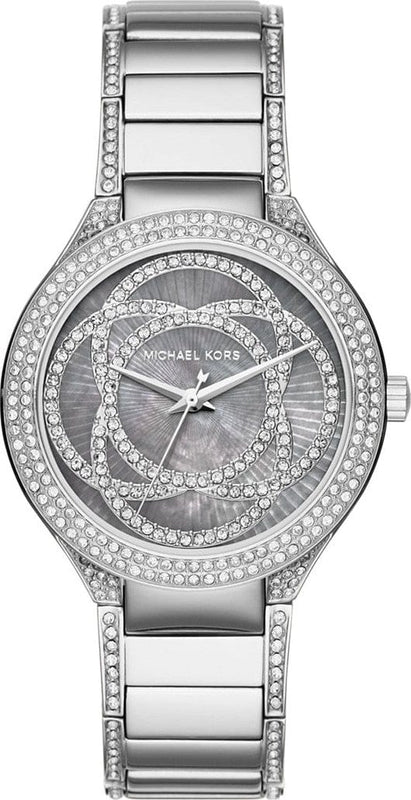 Buy Shop Michael Kors Kerry Mother of Pearl Dial Silver Strap Watch for Women - MK3480 USA Online