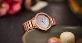 Buy Shop Michael Kors Kerry Purple Dial Rose Gold Stainless Steel Strap Watch for Women - MK3482 USA Online