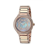Buy Shop Michael Kors Kerry Purple Dial Rose Gold Stainless Steel Strap Watch for Women - MK3482 USA Online