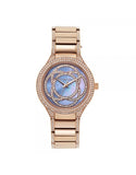 Buy Shop Michael Kors Kerry Purple Dial Rose Gold Stainless Steel Strap Watch for Women - MK3482 USA Online