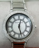 Buy Shop Michael Kors Kerry Silver Tone Silver Steel Strap Watch for Women - MK3311 USA Online