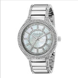 Buy Shop Michael Kors Kerry Silver Tone Silver Steel Strap Watch for Women - MK3311 USA Online