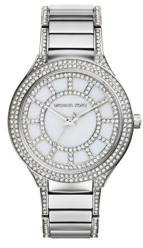 Buy Shop Michael Kors Kerry Silver Tone Silver Steel Strap Watch for Women - MK3311 USA Online