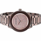 Buy Shop Michael Kors Kinley Brown Dial Brown Steel Strap Watch for Women - MK6245 USA Online