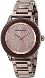 Buy Shop Michael Kors Kinley Brown Dial Brown Steel Strap Watch for Women - MK6245 USA Online