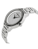 Buy Shop Michael Kors Kinley Diamond Pave Silver Dial Silver Steel Strap Watch for Women - MK5996 USA Online