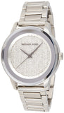 Buy Shop Michael Kors Kinley Diamond Pave Silver Dial Silver Steel Strap Watch for Women - MK5996 USA Online