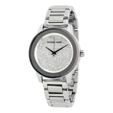 Buy Shop Michael Kors Kinley Diamond Pave Silver Dial Silver Steel Strap Watch for Women - MK5996 USA Online