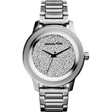 Buy Shop Michael Kors Kinley Diamond Pave Silver Dial Silver Steel Strap Watch for Women - MK5996 USA Online
