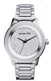 Buy Shop Michael Kors Kinley Diamond Pave Silver Dial Silver Steel Strap Watch for Women - MK5996 USA Online