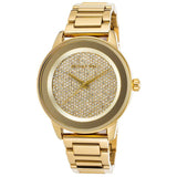 Buy Shop Michael Kors Kinley Gold Dial Gold Steel Strap Watch for Women - MK6209 USA Online