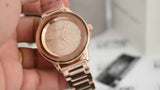 Buy Shop Michael Kors Kinley Rose Gold Dial Rose Gold Steel Strap Watch for Women - MK6210 USA Online